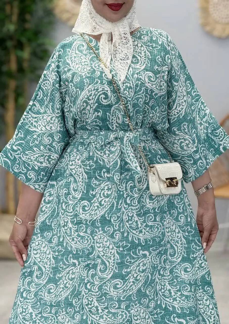 3445-مانتو کفتان کاملس